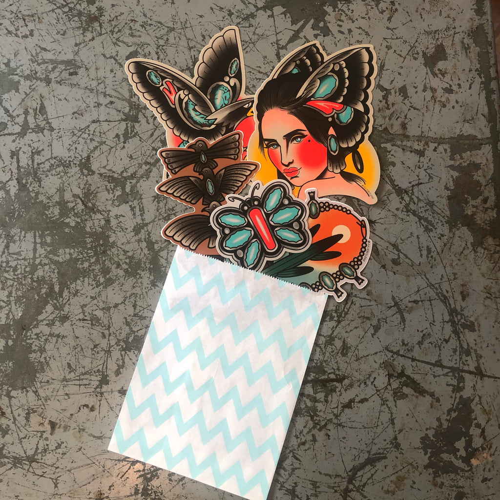 TURQUOISE STICKER PACK