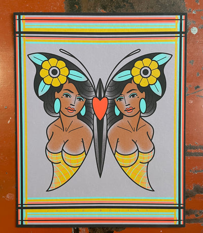 BUTTERFLY BABE PRINT