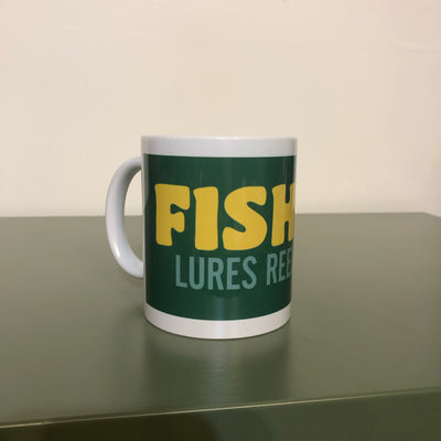 FISHING LURES REEL PEOPLE coffee cup