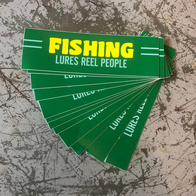 FISHING medium bumper sticker